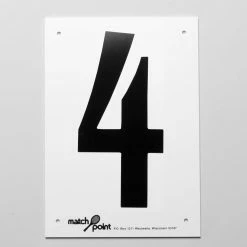 Wilson Tennis Court Numbers- Styrene Tennis Accessories 14 Wilson Tennis Court Numbers- Styrene Tennis Accessories