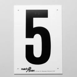 Wilson Tennis Court Numbers- Styrene Tennis Accessories 15 Wilson Tennis Court Numbers- Styrene Tennis Accessories