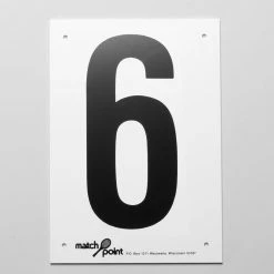 Wilson Tennis Court Numbers- Styrene Tennis Accessories 16 Wilson Tennis Court Numbers- Styrene Tennis Accessories