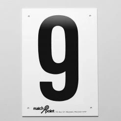 Wilson Tennis Court Numbers- Styrene Tennis Accessories 19 Wilson Tennis Court Numbers- Styrene Tennis Accessories
