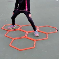 Oncourt Offcourt Hexo Agility Rings (set Of 6) Tennis Accessories