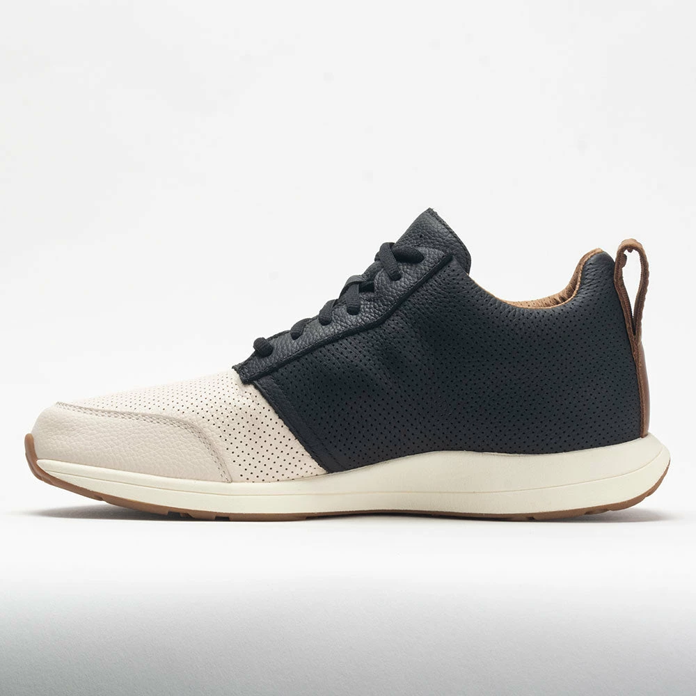 York Athletics Henry Mid Trainer Men's Leather Black/White Training Shoes 4 York Athletics Henry Mid Trainer Men's Leather Black/White Training Shoes