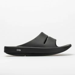 OOFOS OOahh Women's Black Sandals & Slides
