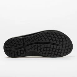 OOFOS OOahh Women's Black Sandals & Slides