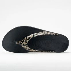 OOFOS OOlala Limited Women's Black/Leopard Sandals & Slides