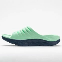 Hoka One One Ora Recovery Slide Men's Green Ash/Outer Space