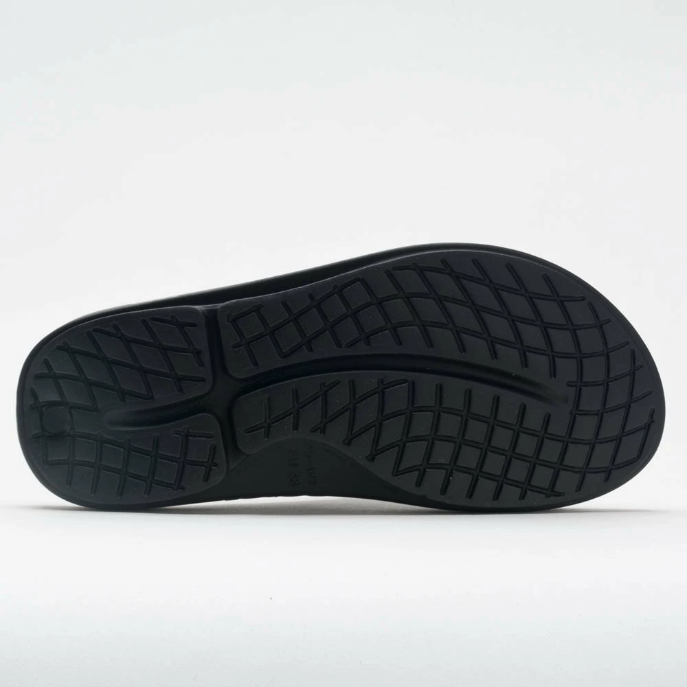 OOFOS OOahh Limited Women's Black Leopard Sandals & Slides 6 OOFOS OOahh Limited Women's Black Leopard Sandals & Slides