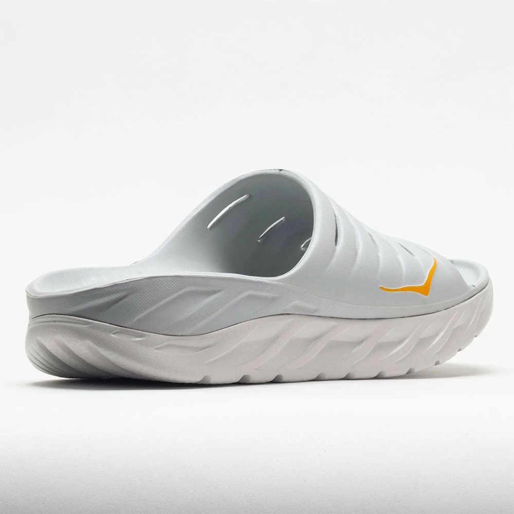 HOKA Ora Recovery Slide Men's Lunar Rock/Radiant Yellow Sandals & Slides 8 HOKA Ora Recovery Slide Men's Lunar Rock/Radiant Yellow Sandals & Slides
