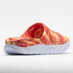 HOKA Ora Recovery Slide Swirl Unisex Yellow Pear/Fiesta Sandals & Slides