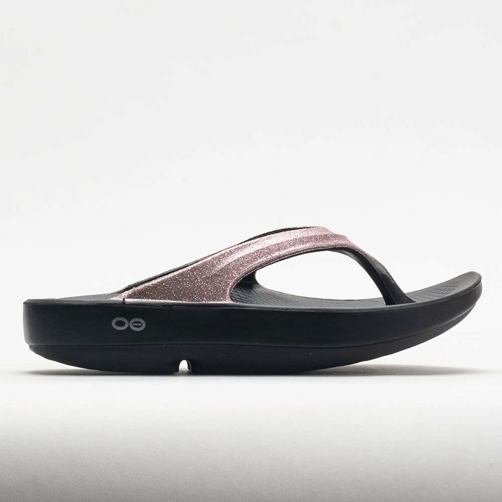 Sandals & Slides OOFOS OOlala Luxe Women's Rose Sparkle 3 Sandals & Slides OOFOS OOlala Luxe Women's Rose Sparkle