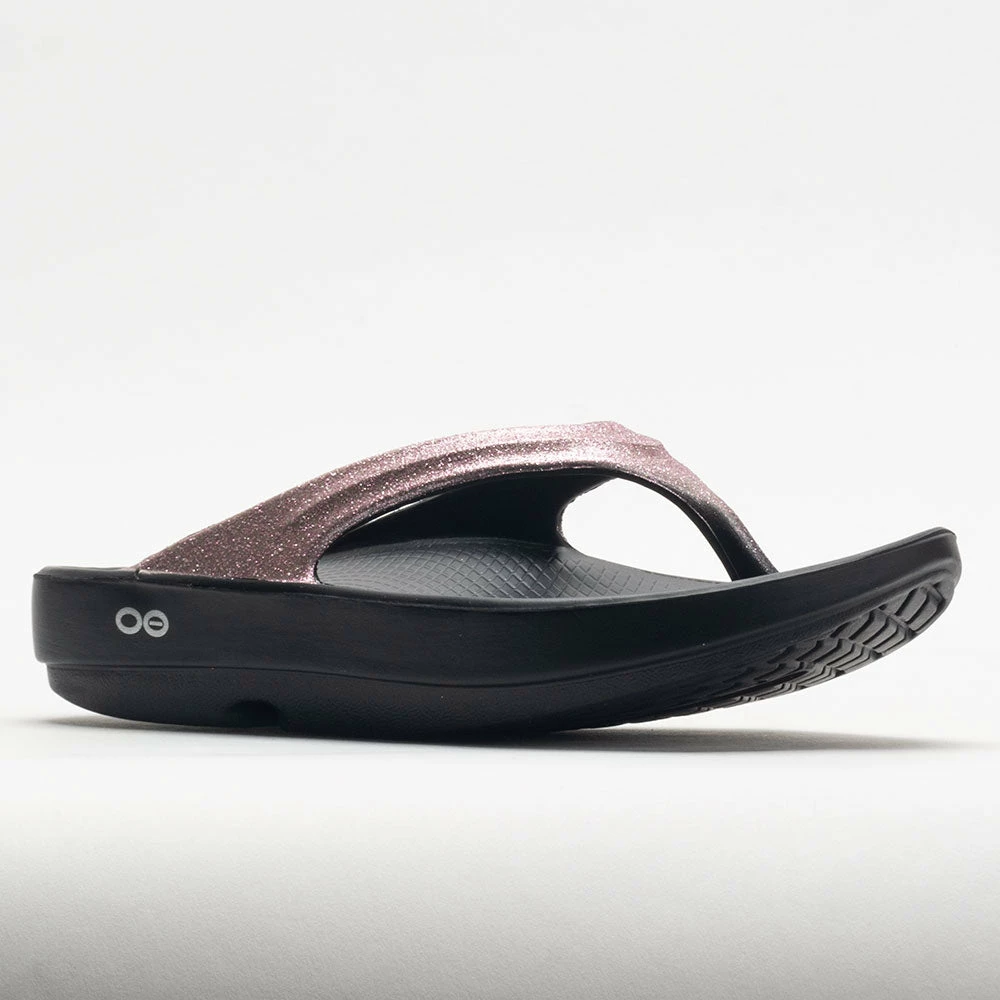 Sandals & Slides OOFOS OOlala Luxe Women's Rose Sparkle 7 Sandals & Slides OOFOS OOlala Luxe Women's Rose Sparkle