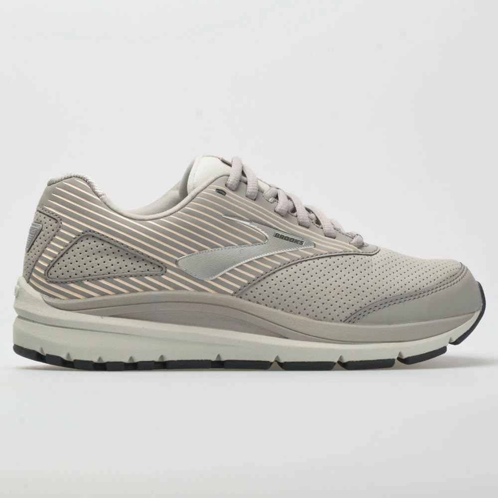 Brooks Addiction Walker Suede Women's Alloy/Oyster/Peach 3 Brooks Addiction Walker Suede Women's Alloy/Oyster/Peach