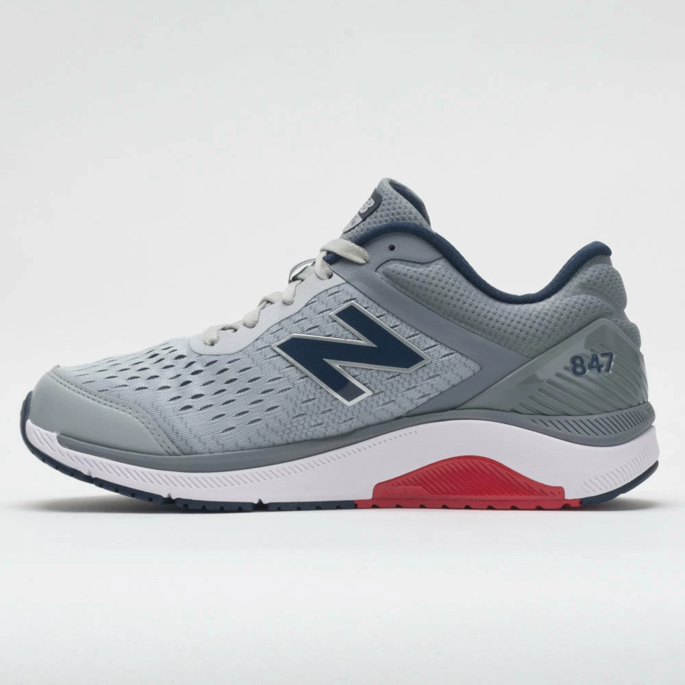New Balance 847v4 Men's Silver Mink/Gunmetal/Natural Indigo Walking Shoes 4 New Balance 847v4 Men's Silver Mink/Gunmetal/Natural Indigo Walking Shoes
