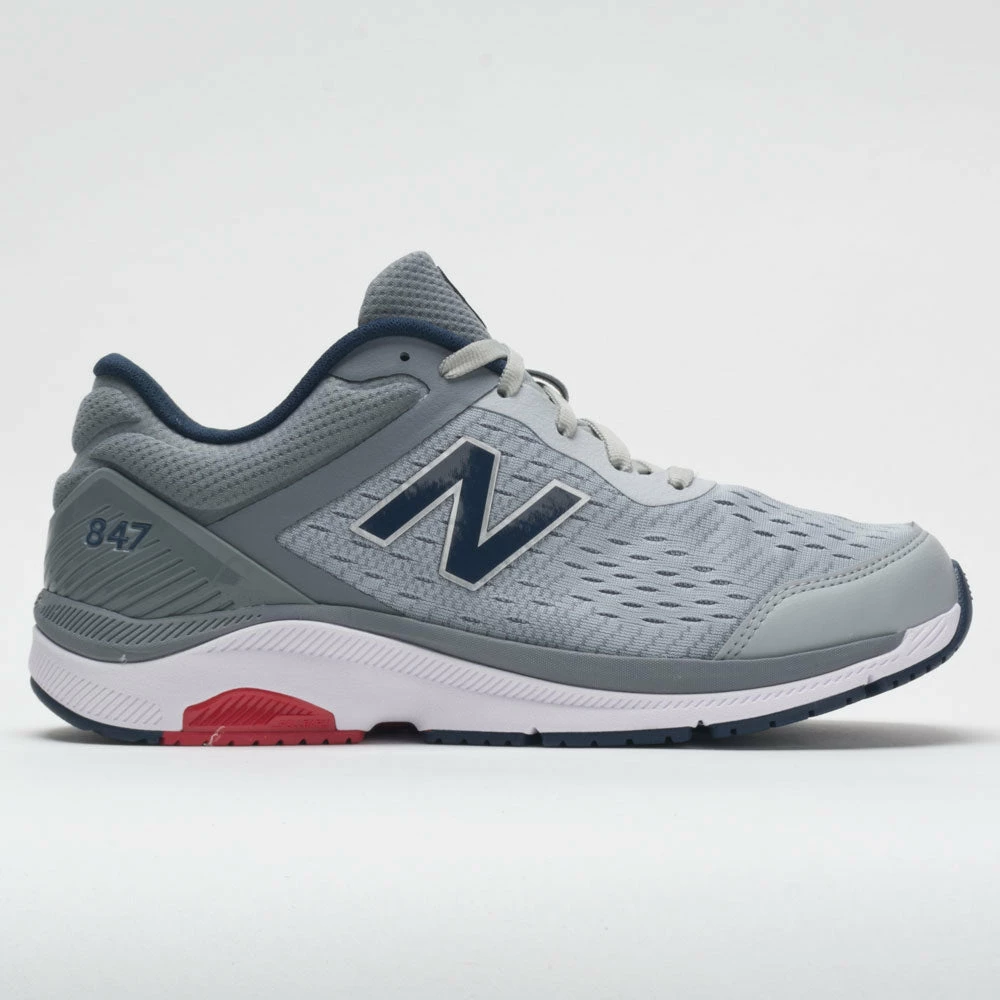 New Balance 847v4 Men's Silver Mink/Gunmetal/Natural Indigo Walking Shoes 3 New Balance 847v4 Men's Silver Mink/Gunmetal/Natural Indigo Walking Shoes