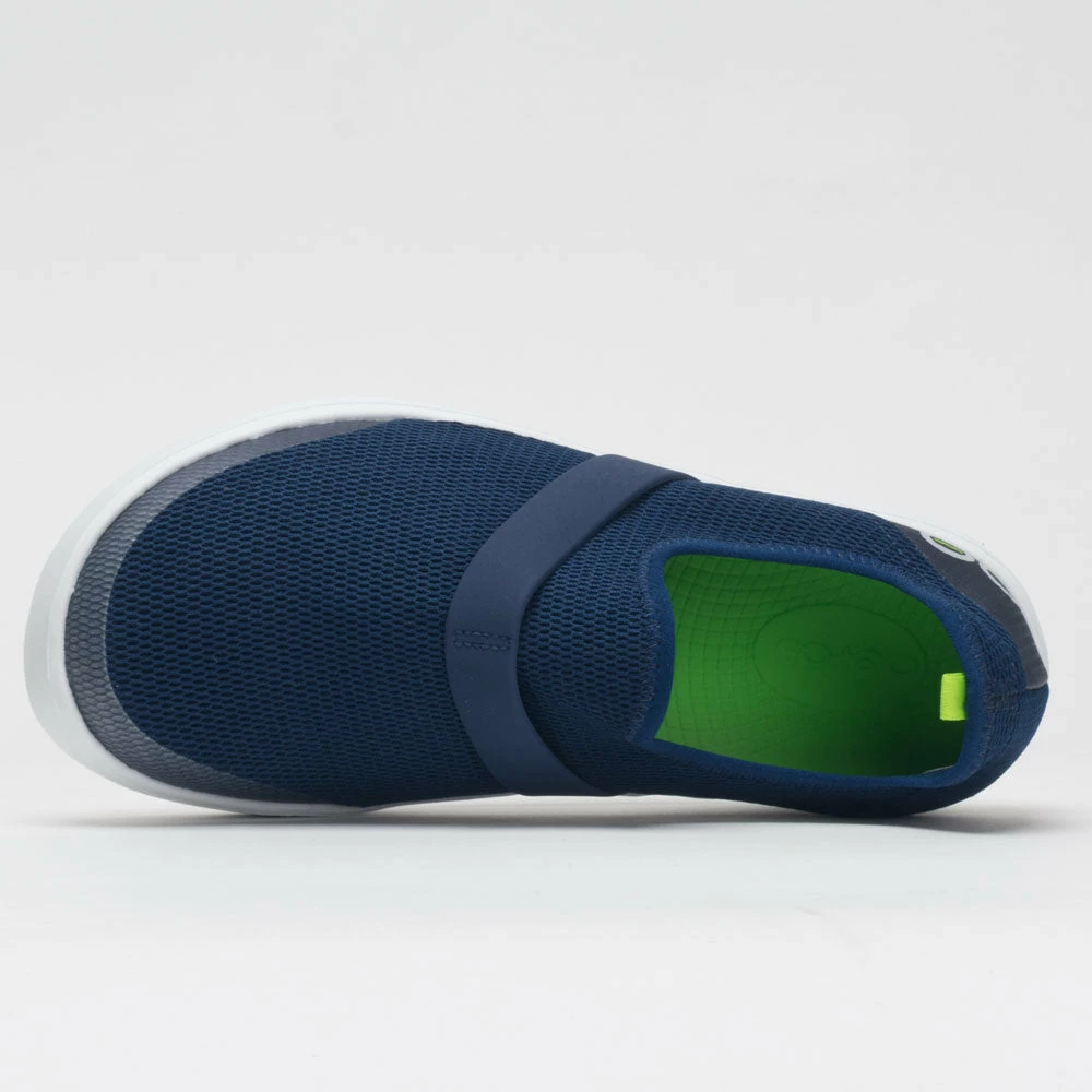 OOFOS OOmg Low Women's White/Navy 5 OOFOS OOmg Low Women's White/Navy