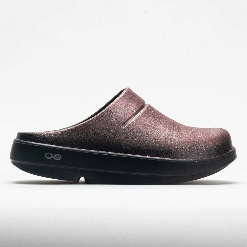 OOFOS OOcloog Luxe Women's Rose Sparkle 3 OOFOS OOcloog Luxe Women's Rose Sparkle