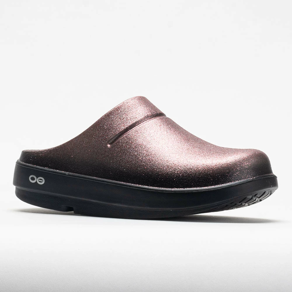 OOFOS OOcloog Luxe Women's Rose Sparkle 7 OOFOS OOcloog Luxe Women's Rose Sparkle