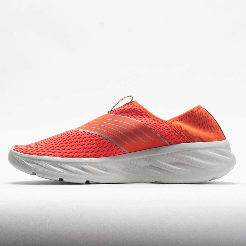 HOKA Ora Recovery Shoe Men's Mandarin Red/Lunar Rock 4 HOKA Ora Recovery Shoe Men's Mandarin Red/Lunar Rock