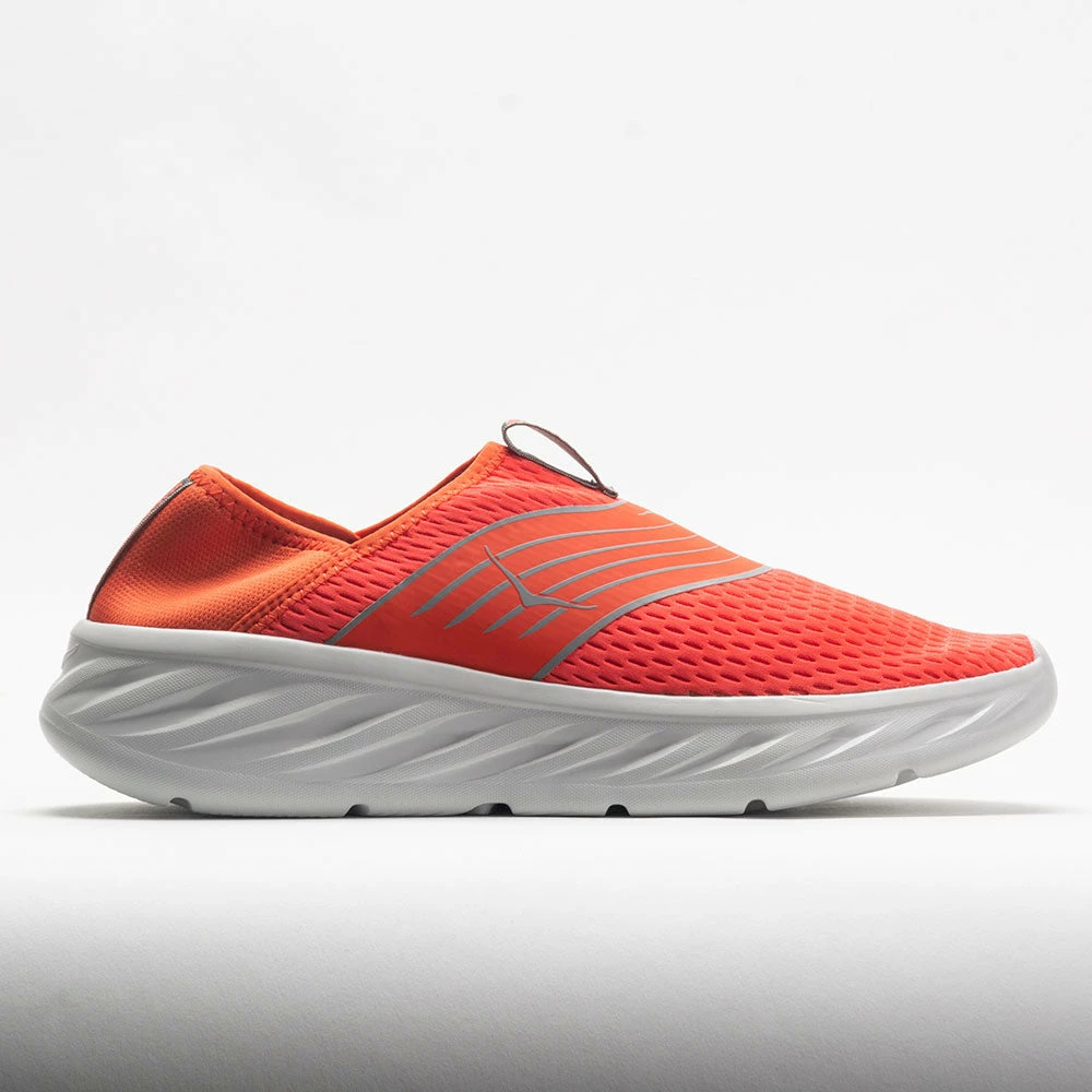 HOKA Ora Recovery Shoe Men's Mandarin Red/Lunar Rock 3 HOKA Ora Recovery Shoe Men's Mandarin Red/Lunar Rock