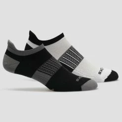 Brooks Ghost Midweight No Show Tab Socks 2 Pack