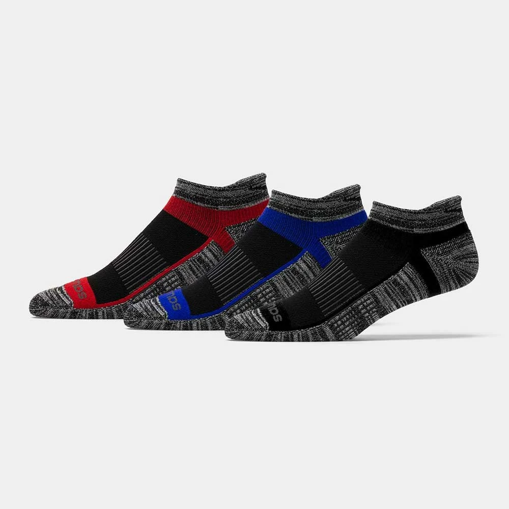 Saucony Inferno No Show Tab Socks 3 Pack 10 Saucony Inferno No Show Tab Socks 3 Pack