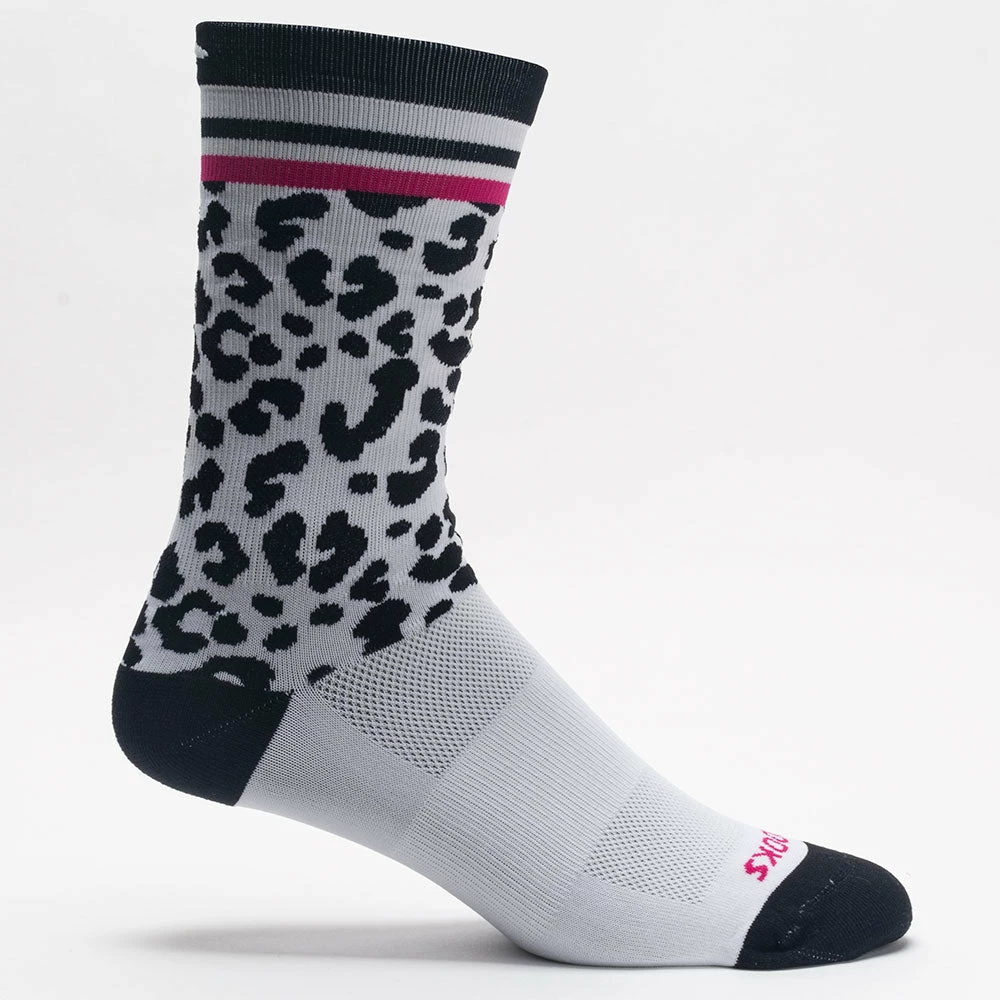 Brooks Tempo Knit In Crew Socks Snow Leopard 4 Brooks Tempo Knit In Crew Socks Snow Leopard