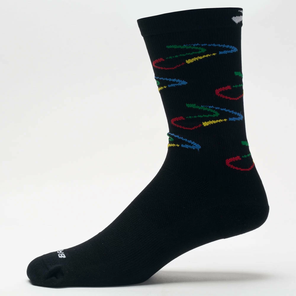 Brooks Tempo Knit Crew Socks Victory Collection 2 Brooks Tempo Knit Crew Socks Victory Collection