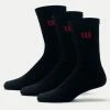 Wilson Crew Socks Men's 3 Pack 2 Wilson Crew Socks Men's 3 Pack