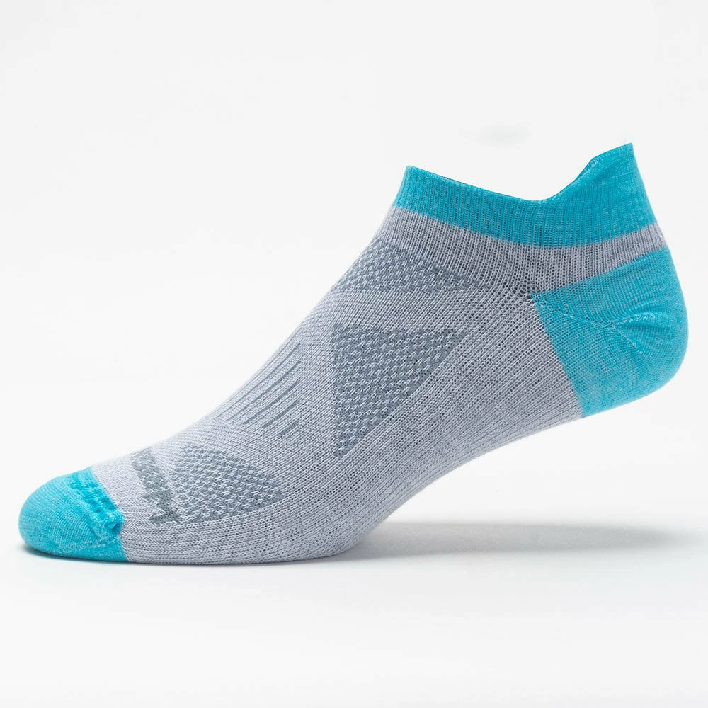 WrightSock Double Layer Coolmesh II No Show Tab Socks Women's 6 WrightSock Double Layer Coolmesh II No Show Tab Socks Women's