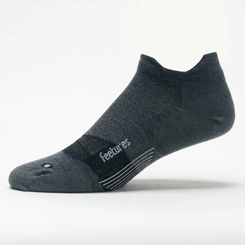 Feetures Merino 10 Ultra Light No Show Tab Socks 9 Feetures Merino 10 Ultra Light No Show Tab Socks