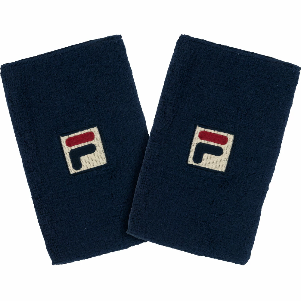 Fila Solid Double-Wide Wristbands 5 Fila Solid Double-Wide Wristbands