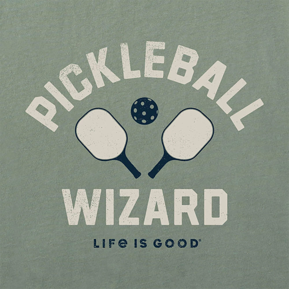 Men's Clothing Life Is Good Pickleball Wizard Tee Men's 4 Men's Clothing Life Is Good Pickleball Wizard Tee Men's