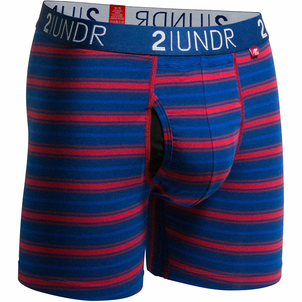 2UNDR Swing Shift 6" Boxer Briefs Stripes 5 2UNDR Swing Shift 6" Boxer Briefs Stripes