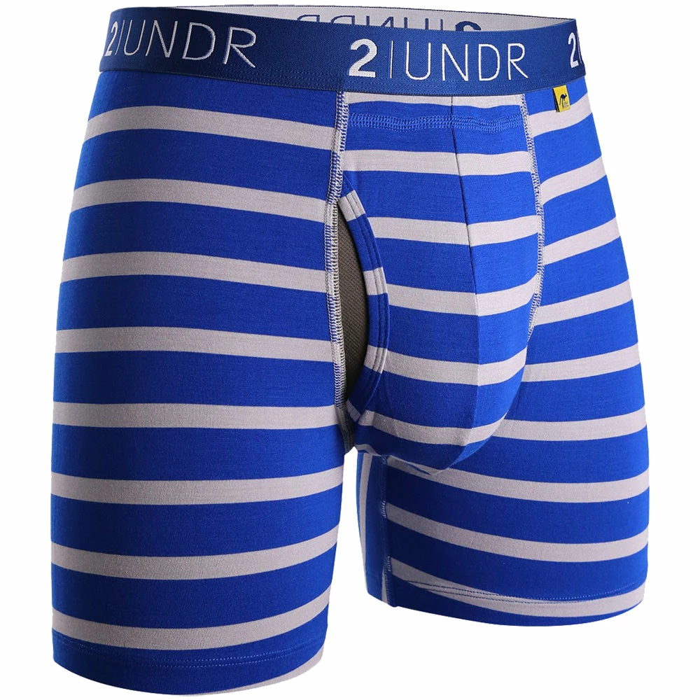 2UNDR Swing Shift 6" Boxer Briefs Stripes 7 2UNDR Swing Shift 6" Boxer Briefs Stripes