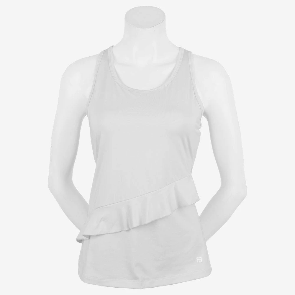 Women's Clothing Fila Ruffles & Stripes Ruffle Racerback Tank Women's 5 Women's Clothing Fila Ruffles & Stripes Ruffle Racerback Tank Women's