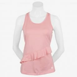 Women's Clothing Fila Ruffles & Stripes Ruffle Racerback Tank Women's 12 Women's Clothing Fila Ruffles & Stripes Ruffle Racerback Tank Women's