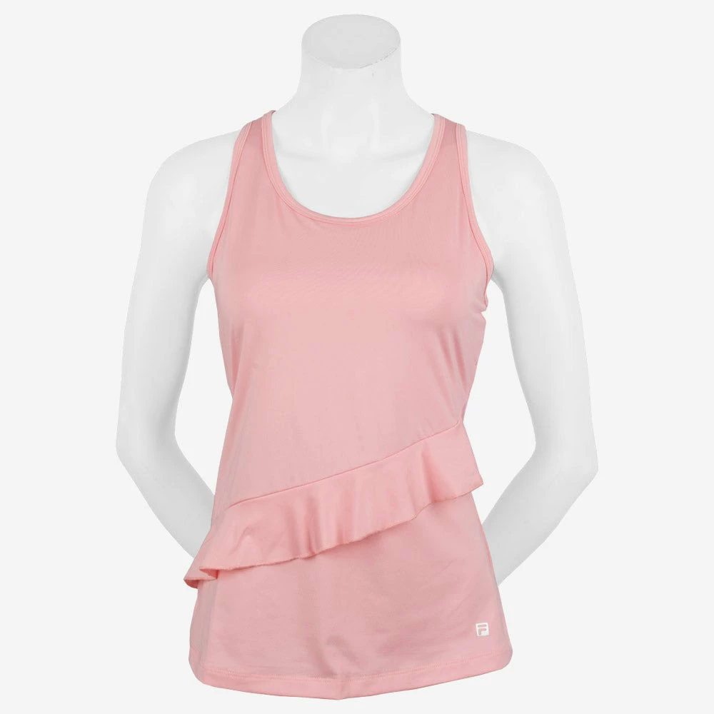 Women's Clothing Fila Ruffles & Stripes Ruffle Racerback Tank Women's 7 Women's Clothing Fila Ruffles & Stripes Ruffle Racerback Tank Women's