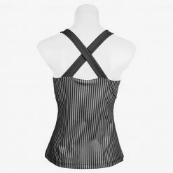 Fila Ruffles & Stripes Stripe Halter Tank Women's Women's Clothing