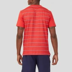 Men's Clothing Fila Heritage Tennis Stripe Crew Men's