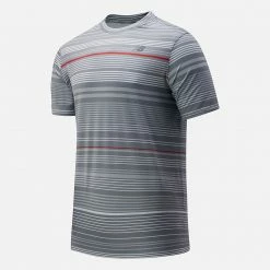 New Balance Printed Rally Crew Men's Men's Clothing 10 New Balance Printed Rally Crew Men's Men's Clothing