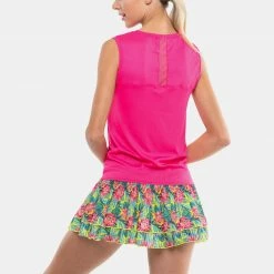 Lucky In Love Twist Front Tank Women's