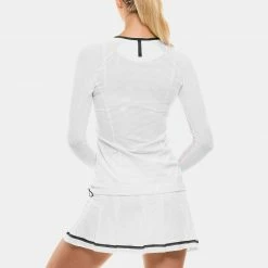 Lucky In Love The Whites Raglan Zip Long Sleeve Women's