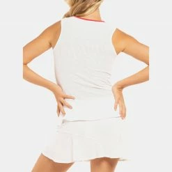 Women's Clothing Lucky In Love The Whites Mesh Love Tank Women's 9 Women's Clothing Lucky In Love The Whites Mesh Love Tank Women's