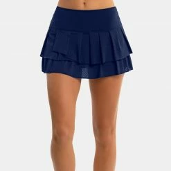 Lucky In Love Wavy Pleat Tier Skirt Women's
