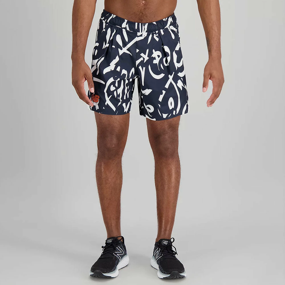 New Balance Printed Tournament 7" Short Men's 3 New Balance Printed Tournament 7" Short Men's