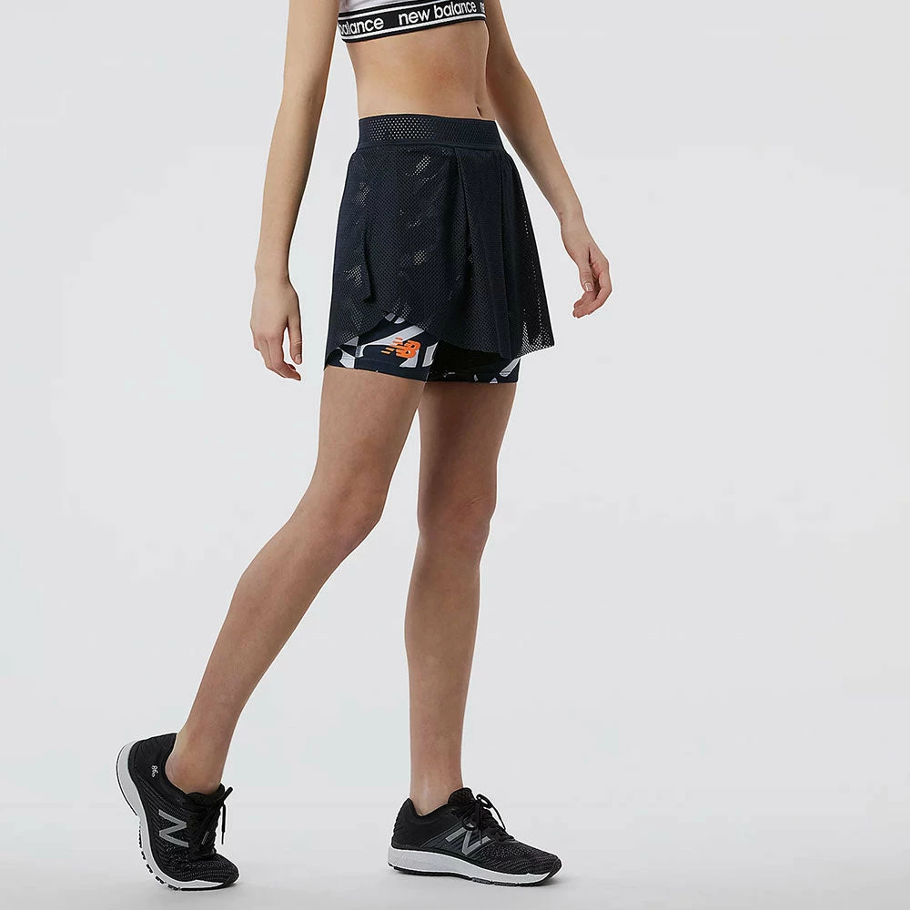 New Balance Printed Tournament Mesh Short Women's 5 New Balance Printed Tournament Mesh Short Women's